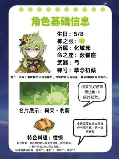 柯莱养成攻略：打造强力配队，解锁全新游戏价值