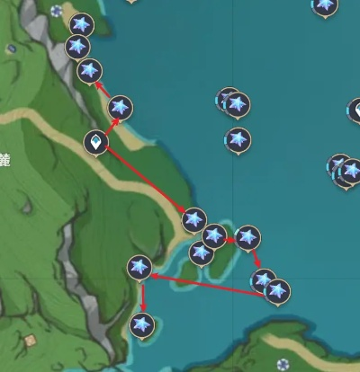 《原神》4.1版幽光星探秘：揭秘密集采集点新攻略