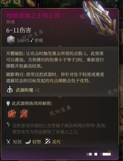 博德之门3珍奇装备大揭秘：外观与效果双重震撼体验