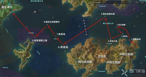 《命运方舟》杜基岛精准定位攻略，掌握岛屿新坐标