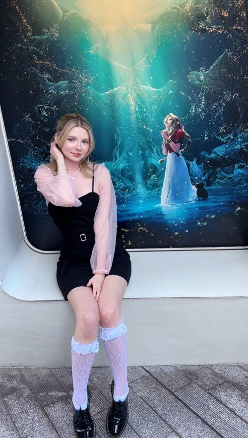 梨体模cos艾达王，绝美贴身互动养眼盛宴