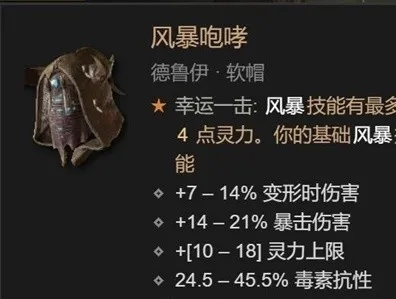 风暴狼德鲁伊BD攻略：深度解析《暗黑4》全新战斗技巧