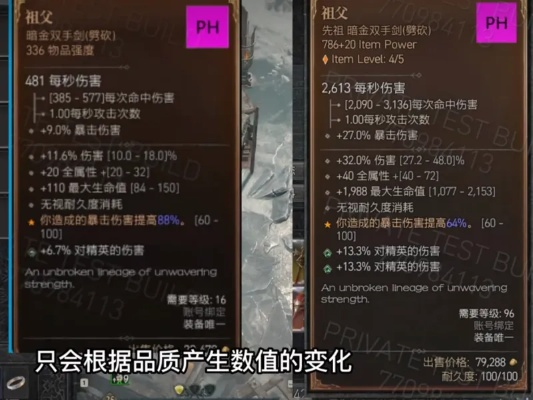 《暗黑4》装备属性解析：词条搭配攻略全揭秘，价值提升指南