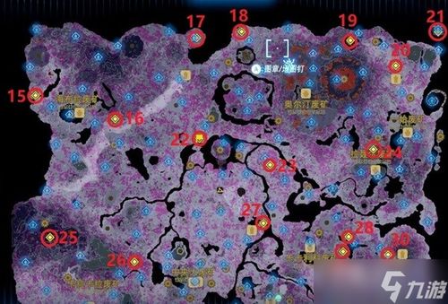《塞尔达传说》魔像分布图，探秘35座方尖塔之谜