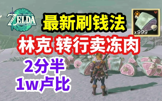 《塞尔达传说》冻肉无限复制攻略，1.1.2版高效刷钱技巧大揭秘