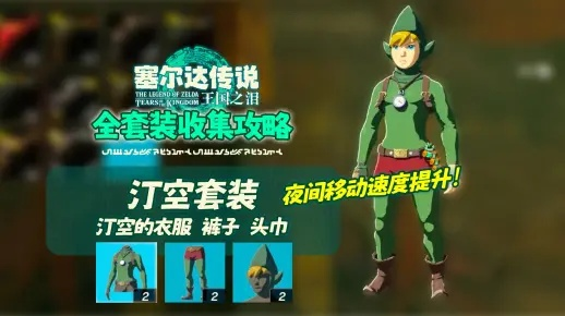 《塞尔达传说》汀空服饰攻略：轻松解锁汀空套装获取秘籍