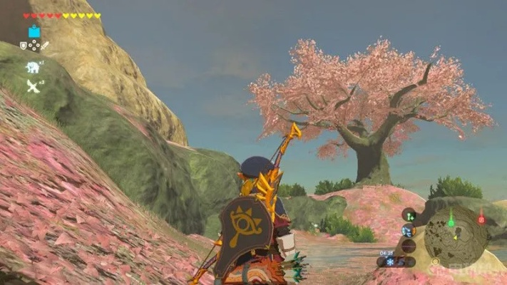 《塞尔达传说》樱花树藏匿秘境，探秘新发现！