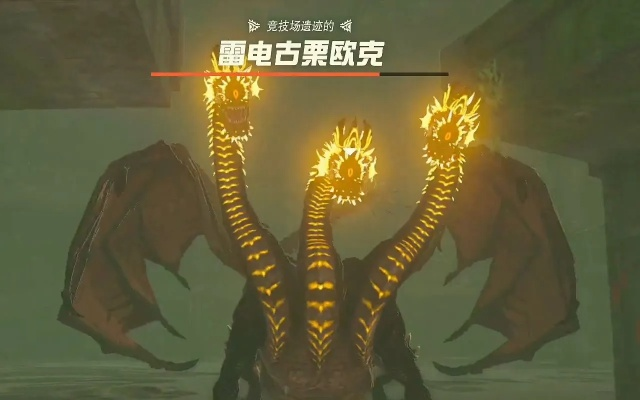 《塞尔达传说》雷电古栗欧克竞技场攻略：高效雷电三头龙击破技巧解析