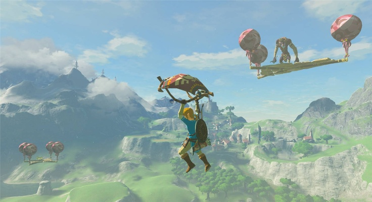 《塞尔达传说》泪之翼滑翔伞，探索未知新体验