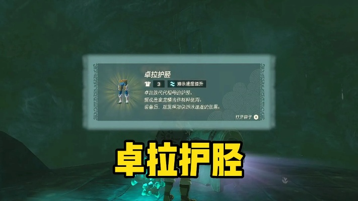 《塞尔达传说》卓拉护胫攻略：轻松解锁独特装备新技能