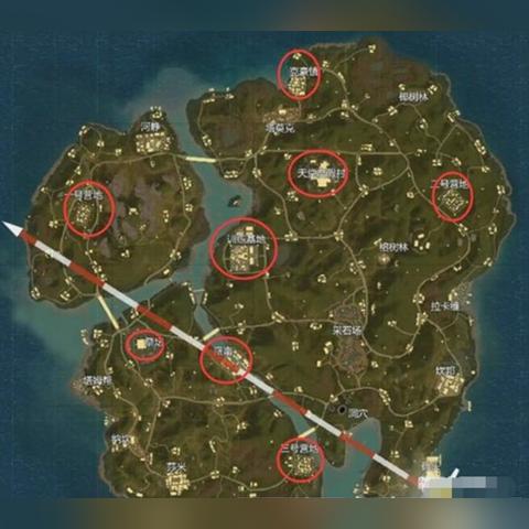 绝地求生4x4地图跳点攻略：揭秘高效资源点布局