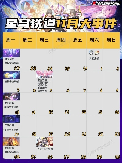 《崩坏星穹铁道》2.2版本活动日程速览，揭秘新价值体验攻略