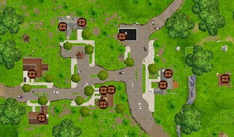 《堡垒之夜》悠闲运动场宝箱探秘，点位攻略新视角