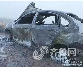 男子上坟烧纸意外毁车15万，淡定合影成网红新现象