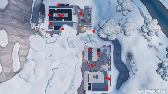 《堡垒之夜》滑雪旅馆位置全解析，攻略图鉴新视角