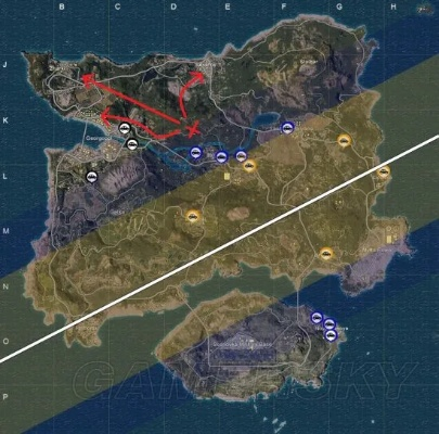 绝地求生：精准降落点+决赛圈制胜攻略，战术进阶新高度