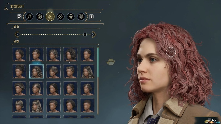 《霍格沃茨之遗》红发新捏脸攻略：解锁神秘魅力造型