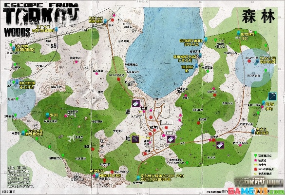 《逃离塔科夫》森林BTR站点位置速查指南