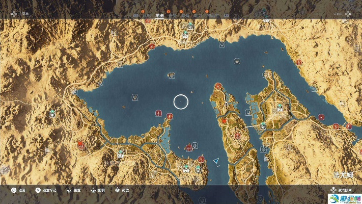 《刺客信条起源》全地图揭秘：地标与收集点详览攻略