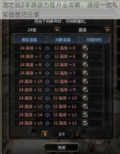 龙之谷强化成功率太低？2025年权威实战技巧助你飙升！