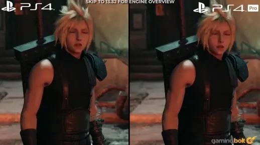 《最终幻想7》重制版画面对比：Switch/PS4/Steam Deck挑战PS5级特效，帧率30fps极致体验！