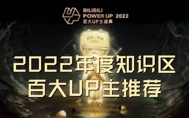 2022年B站百大UP主揭晓，揭秘热门榜单新风向