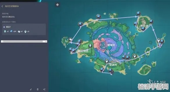 《原神》3.5版攻略：高效海灵芝寻宝路线大揭秘，轻松解锁新价值