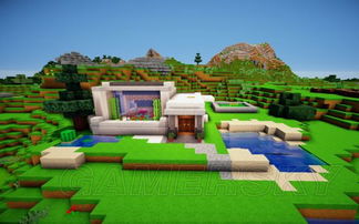 《我的世界》别墅建造攻略：扇形设计技巧大揭秘，高效建造新体验