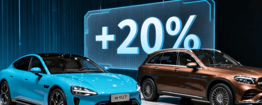 YU7动力霸屏，小米高管点赞：智能超越奔驰GLC！