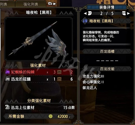 《怪物猎人崛起》曙光长枪毕业神装解析，解锁最强输出秘籍！