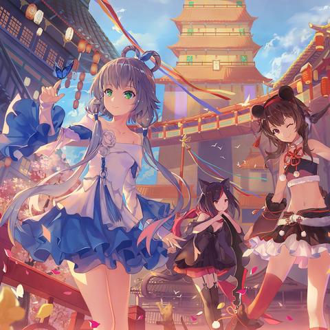 洛天依初音未来痛车惊艳亮相，极限竞速5新潮流体验！