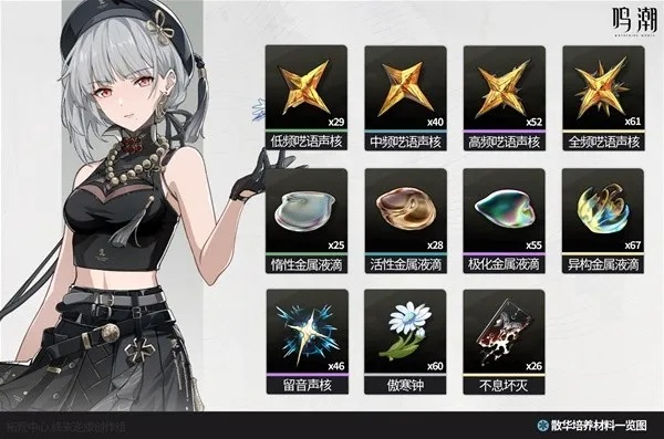 《鸣潮》莫宁突破攻略：材料解析与培养前瞻解析