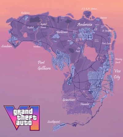 《GTA6》地图揭秘：前四作精华一网打尽，超大世界体验新高度