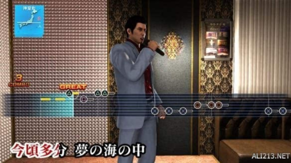 卡拉OK玩法揭秘，尽享《如龙3外传》傻瓜曲目新体验