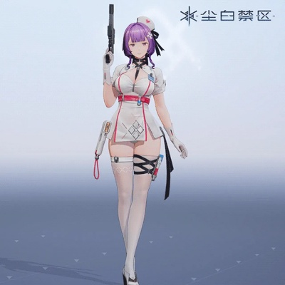 茉莉安-霄鹰时装武器亮相，《尘白禁区》白丝风采新升级