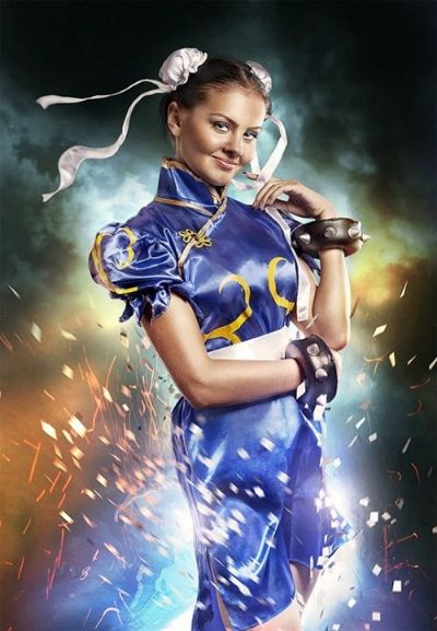 卡普空女神还原真人秀，揭秘游戏与美貌新融合