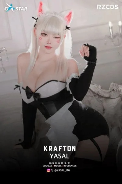 韩援coser Yasal新视频惊艳亮相，短裙大长腿太顶了！潮流新风尚！