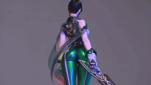 剑星女主紧身胶衣配大雷造型爆火！绝美颜值身材太抓眼球