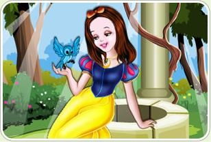 《白雪公主》游戏新实机：白色束腰超绝美背