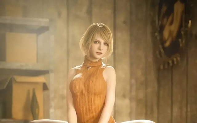 顶不住！《生化危机4》艾什莉"脸模""体模"女仆装同框