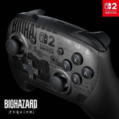 《生化9》Switch2 Pro手柄今日发售 细节拉满！