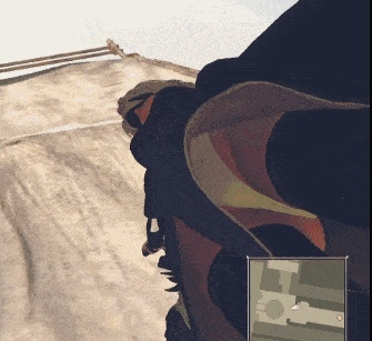 谁家美救英雄钻裙底啊？感觉死了的动态图