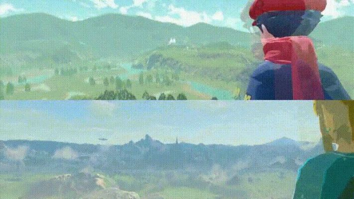 《宝可梦》新作画面对比《塞尔达》:GF难得认真一次