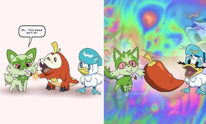 多邻国玩梗宝可梦新作御三家 绿色鸟类形象引共鸣