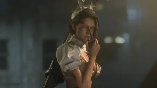 《生化危机9》里昂兔女郎MOD！比女主还妖娆！