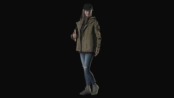 生化9格蕾丝性感新模组 另类穿搭成熟美丽呼之欲出！