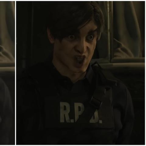 《生化9》梗图走红 丧尸面对里昂的颜艺亮了！