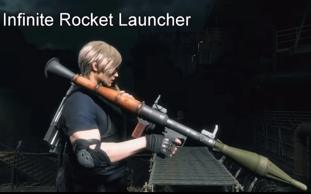 《生化危机：安魂曲》里昂逆天性能 斧头弹反火箭筒