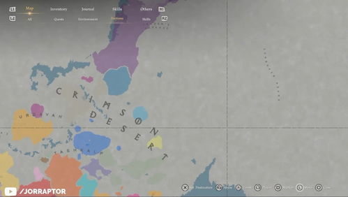 《红色沙漠》地图曝光 随机事件、隐藏boss应有尽有！