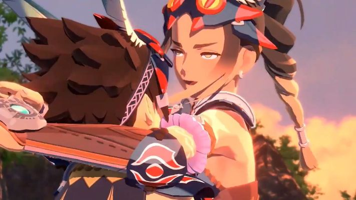 《怪物猎人物语3：命运双龙》角色介绍视频：黑皮御姐登场！